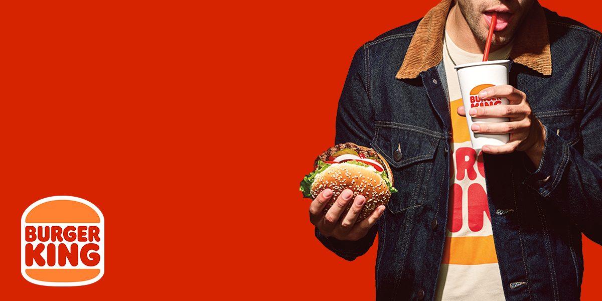 A BURGER KING TAKE AWAY