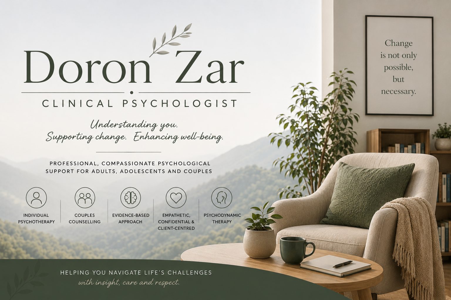 Clinical Pychologist Doron Zar