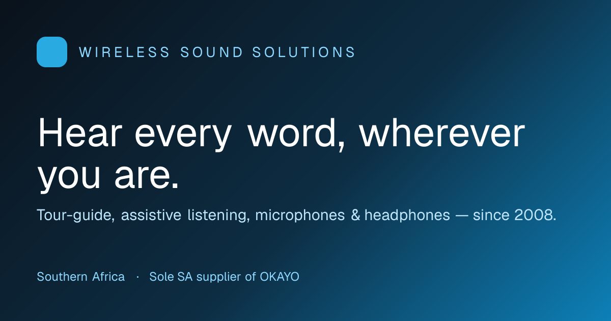 Wireless Sound Solutions
